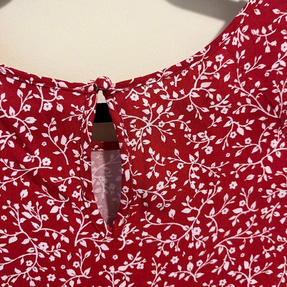 Reitmans Red Floral Dress - Picture 4 of 7